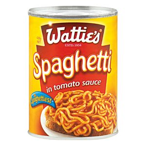Wattie's Spaghetti In Tomato Sauce 420g
