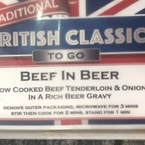 British To Go Beef In Beer