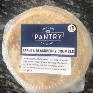 Apple & Blackberry Crumble