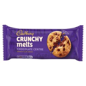Cadbury Crunchy Melts Chocolate Centre Crunchy Filled Cookies 156g