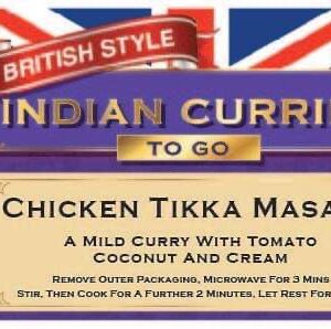 British To Go Indian Chicken Tikka Masala