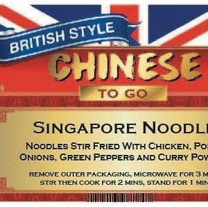 British To Go Chinese Singapore Noodles