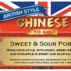 British To Go Chinese Sweet & Sour Pork