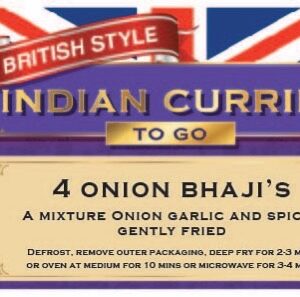 British To Go Indian Onion Bhajis x 4