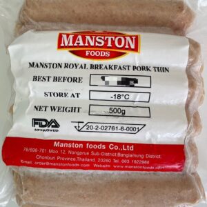 Manston Royal Breakfast Pork Thin Sausages 500g