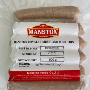 Manston Royal Cumberland Pork Thin 12 Links