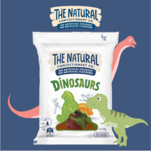 The Natural Confectionery Dinosaurs 220g