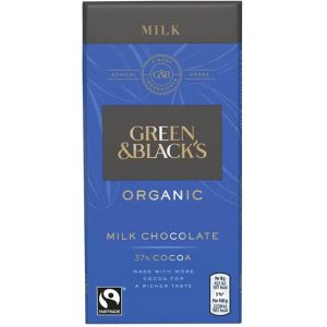 Green & Black's Organic 37% Cocoa Milk Chocolate 90g