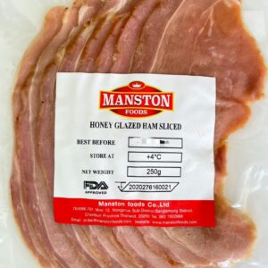 Manston Honey Glazed Ham Sliced 250g