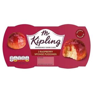 Mr Kipling Raspberry Sponge Puddings 95g x 2
