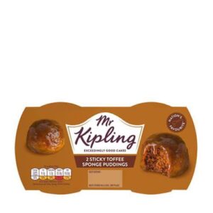 Mr Kipling Sticky Toffee Sponge Puddings 95g x 2