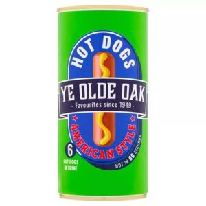 Ye Olde Oak American Style Hot Dogs In Brine 93.3g x 6