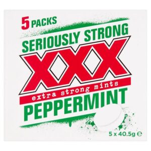 Fox's XXX Peppermint Extra Strong Mints 40.5g x 5
