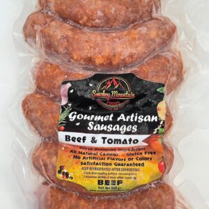 Smokey Mountain Beef & Tomato Sausages 500g
