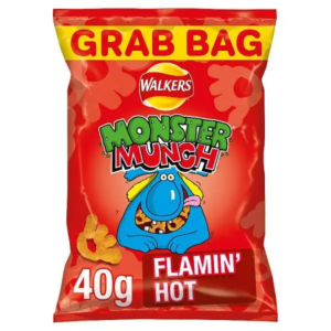 Walkers Monster Munch Sweet & Spicy Flamin' Hot 40g