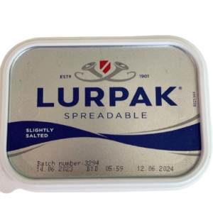 Lurpak Spreadable Butter Slightly Salted 250g