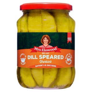 Mrs Elswood Dill Speared Gherkins 670g