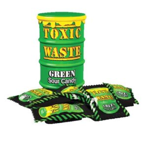 Toxic Waste Green Sour Candy Drum 42g