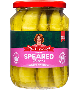 Mrs Elswood Speared Gherkins 670g