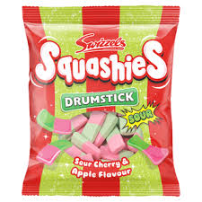 Swizzels Drumstick Sour Cherry & Apple Flavour Squashies 120g