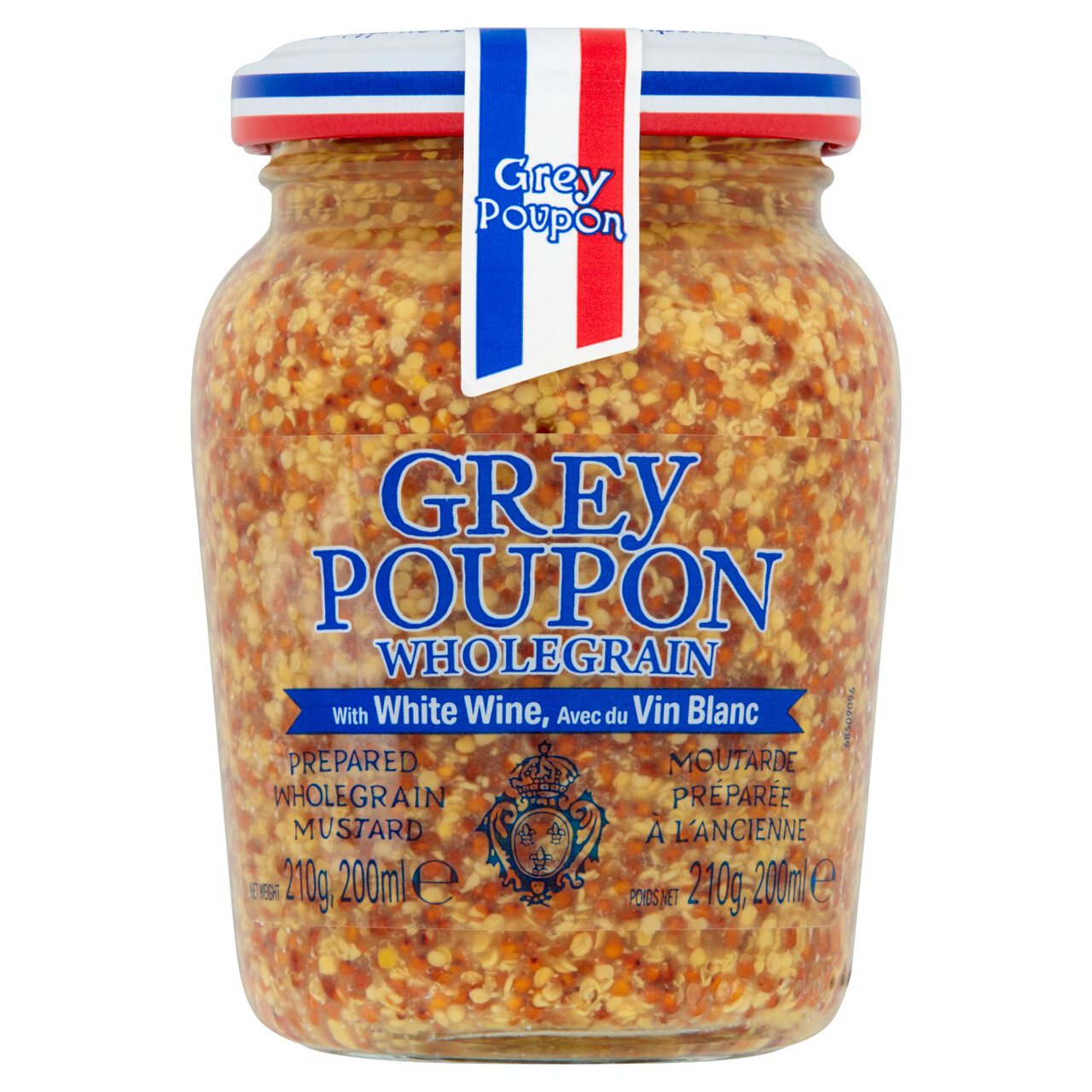 Grey Poupon Wholegrain Mustard With White Wine 210g