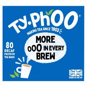 TyPhoo Premium Decaf Tea Bags x 80