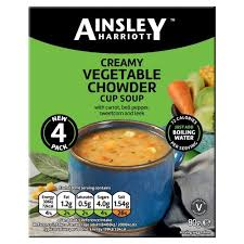 Ainsley Harriott Creamy Vegetable Chowder Cup Soup 80g
