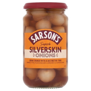 Sarson's Superb Silverskin Medium & Tangy Onions 460g